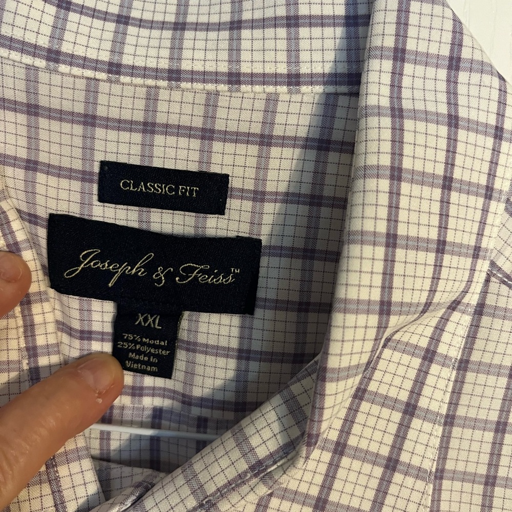 Joseph & Feiss Purple Dress Shirt